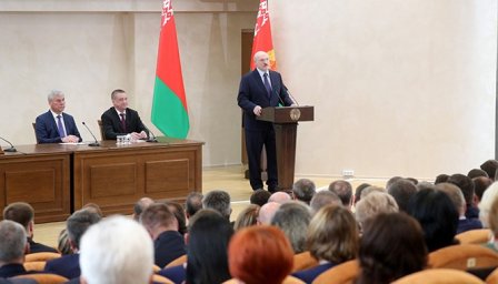 В Белорусско-Российском университете состоялась встреча Президента Республики Беларусь А. Г. Лукашенко с представителями Могилевской области